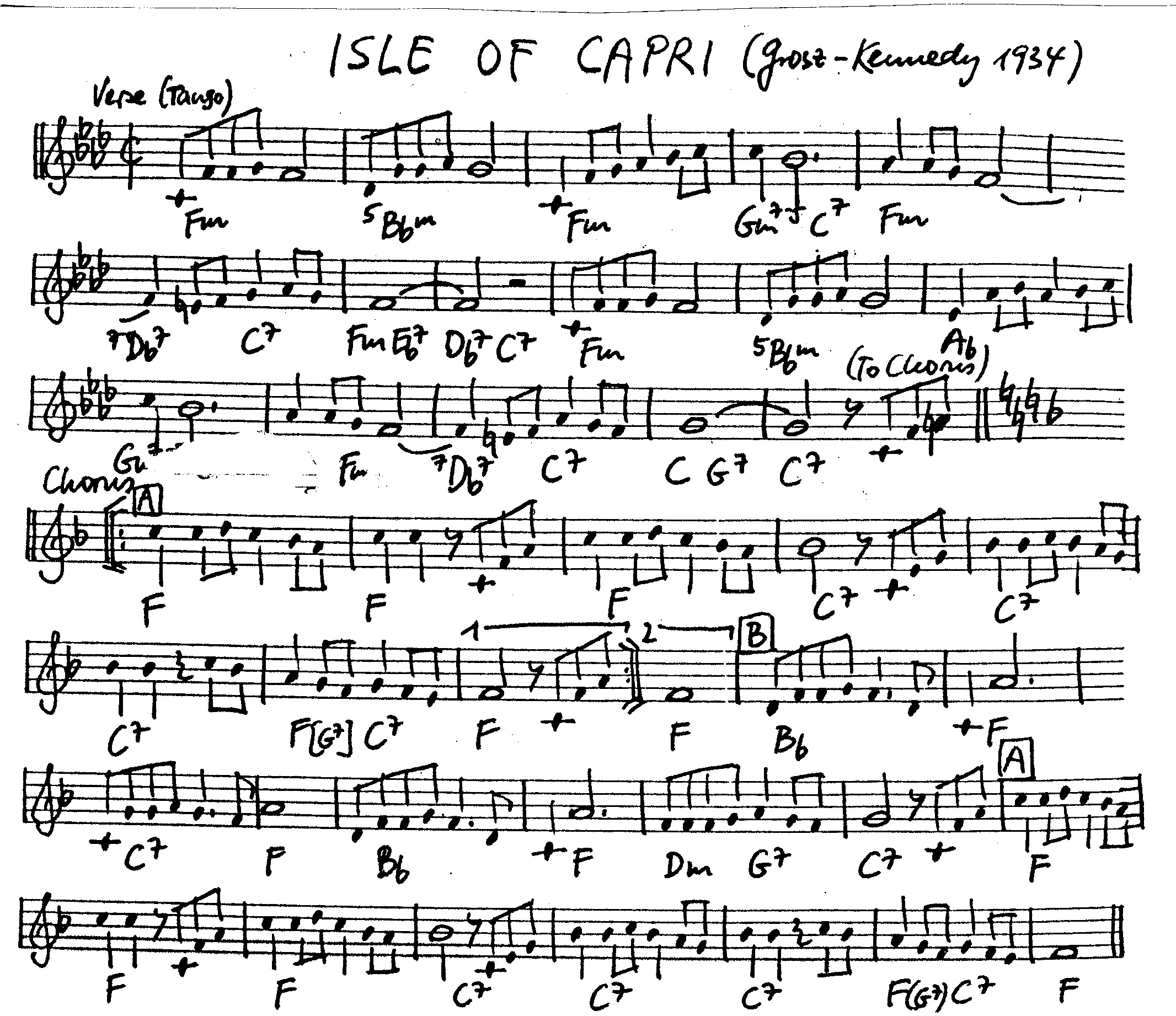 isle of capri leadsheet – book us for your next 20s or gatsby event